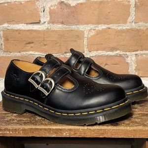 Dr Martens Smooth Leather Mary Jane Shoes